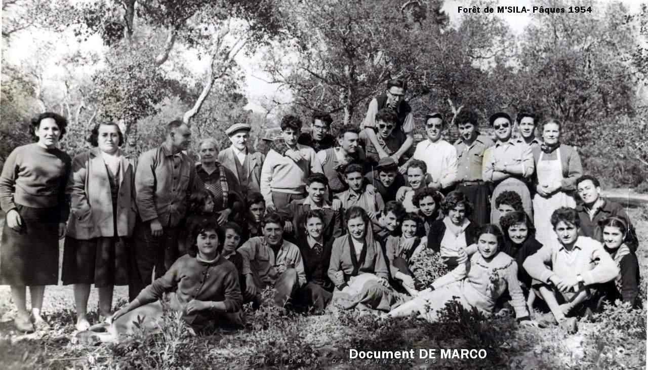 Oran- SDV- 3320- De Marco- M'Sila- Fetes de Paques- 1954.jpg